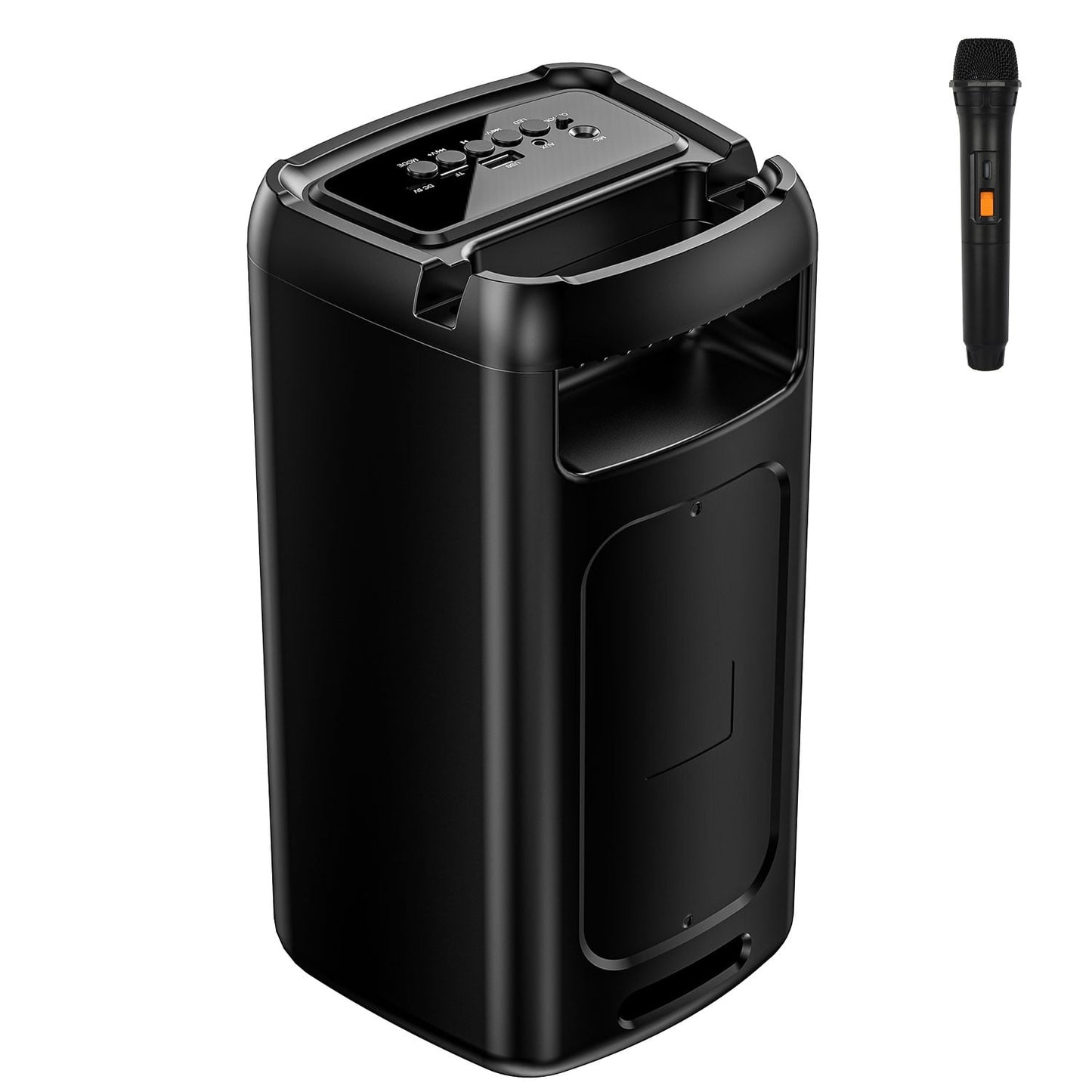 Karaoke Machine for Adults, Portable Wireless Speaker with 1 wired Microphones, Outdoor, Supports USB/TF/AUX, Ideal Gifts for Family, Music Lover
