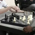 Magnetic Chess Set with Folding Chess Board 15" Foldable Chess Sets Travel Board Games