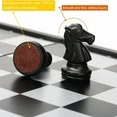 Magnetic Chess Set with Folding Chess Board 15" Foldable Chess Sets Travel Board Games
