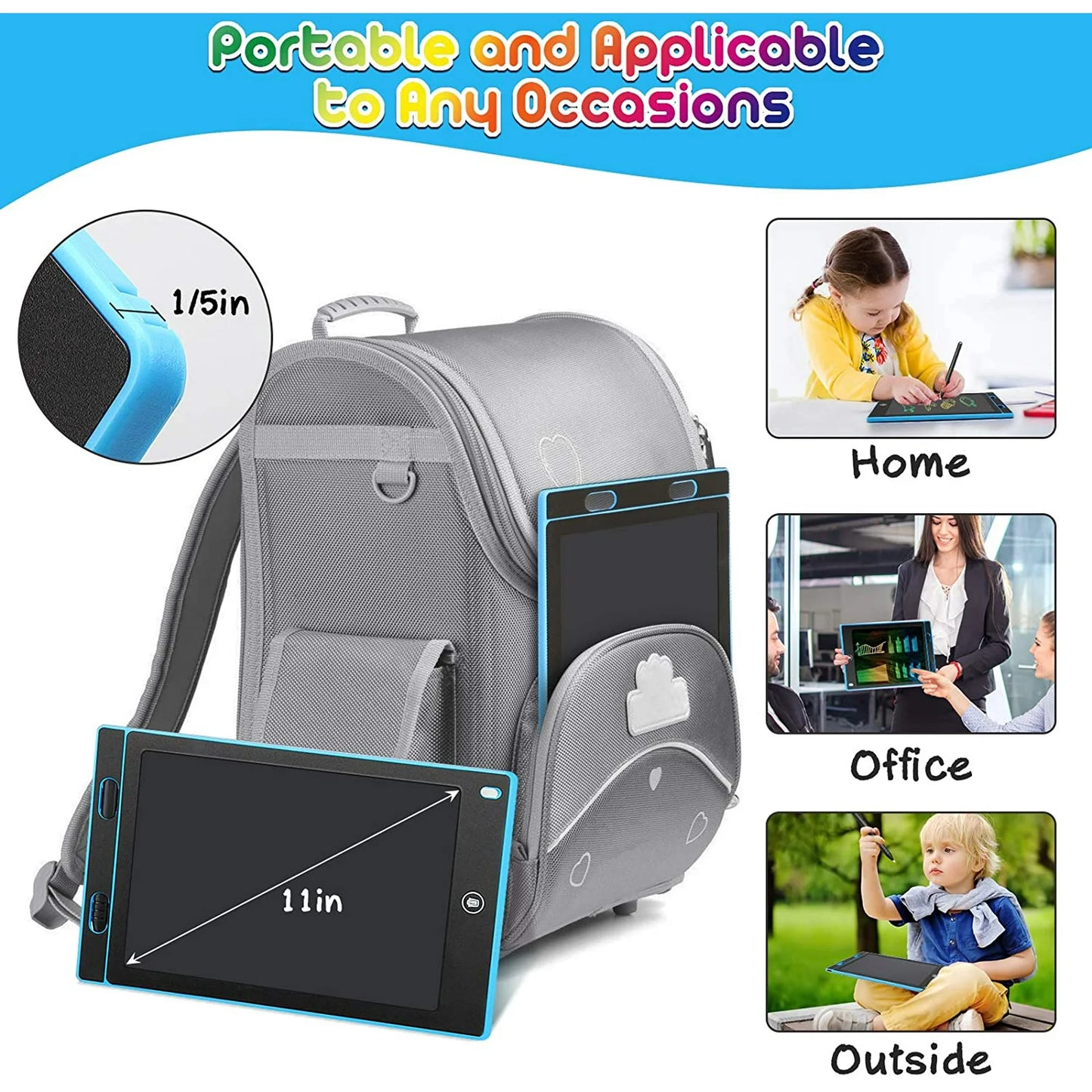 2 Pack LCD Writing Tablet for Kids 10 inch,Doodle Board, Preschool Toys for 3+ Kids