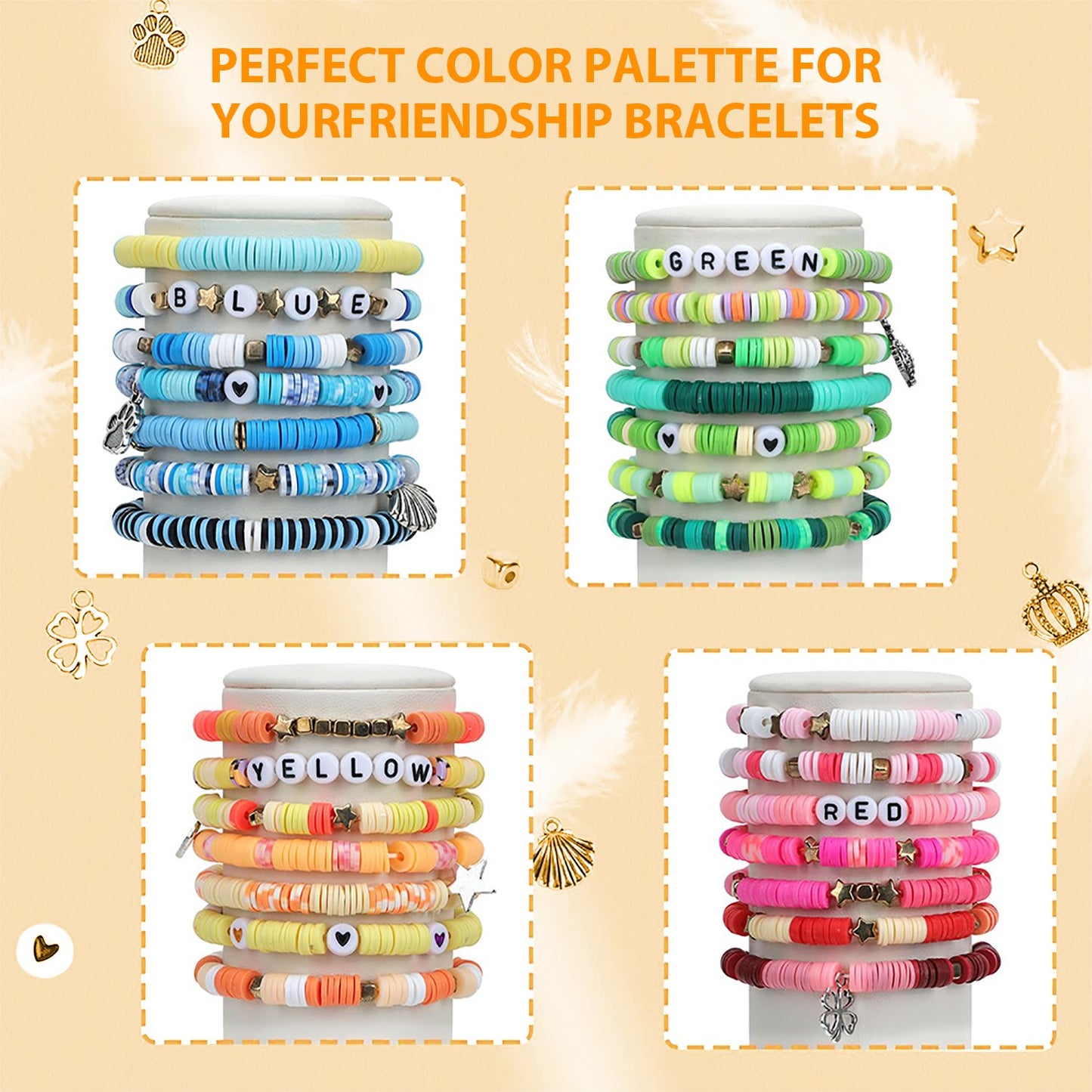 Bracelet Making Kit, 14,000Pcs 48 Colors Bracelet Making Kit ,Crafts Gift for Kids Adults, Jewelry Making Supplies