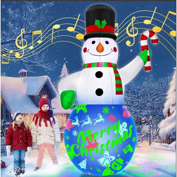 7FT Inflatables Snowman