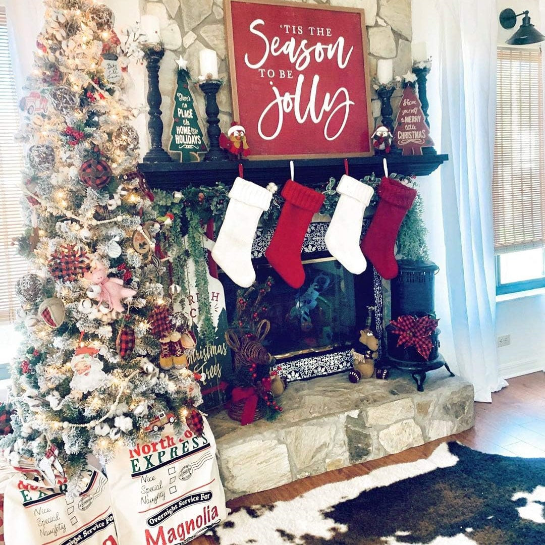 4 Christmas Stockings