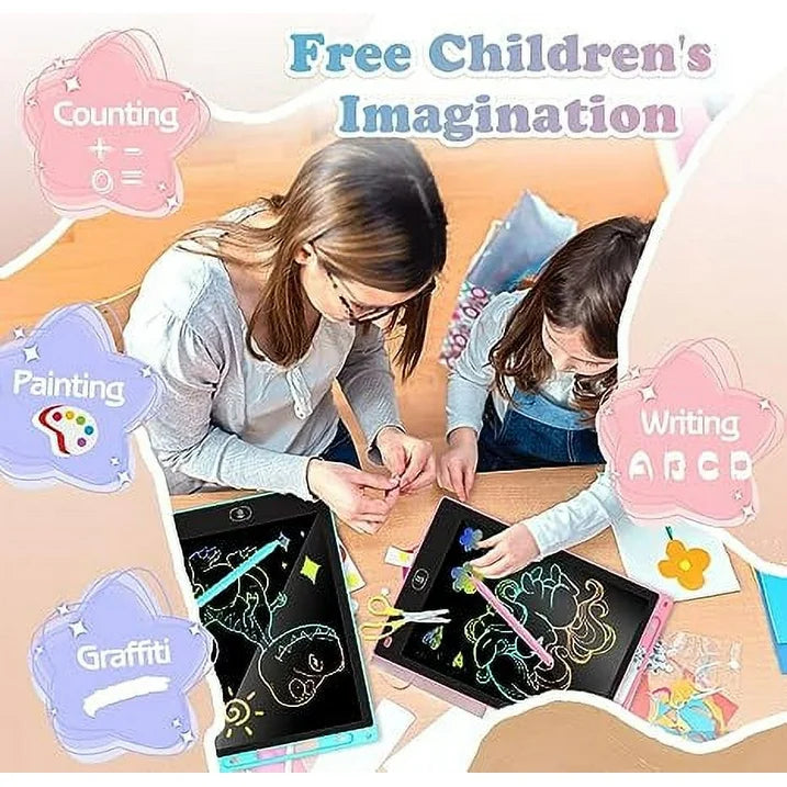 2 Pack LCD Writing Tablet for Kids 10 inch,Doodle Board, Preschool Toys for 3+ Kids