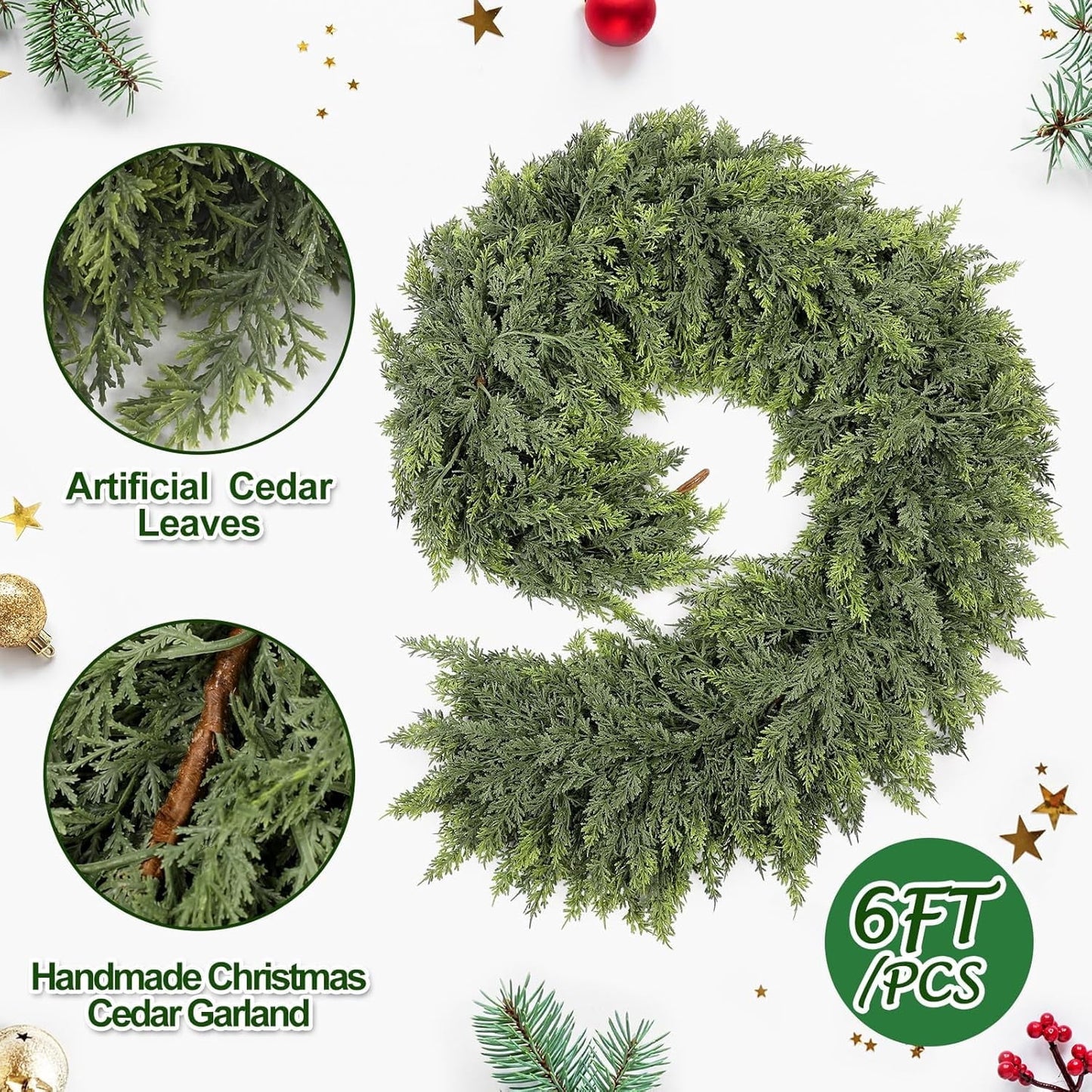 Christmas Garland 6FT