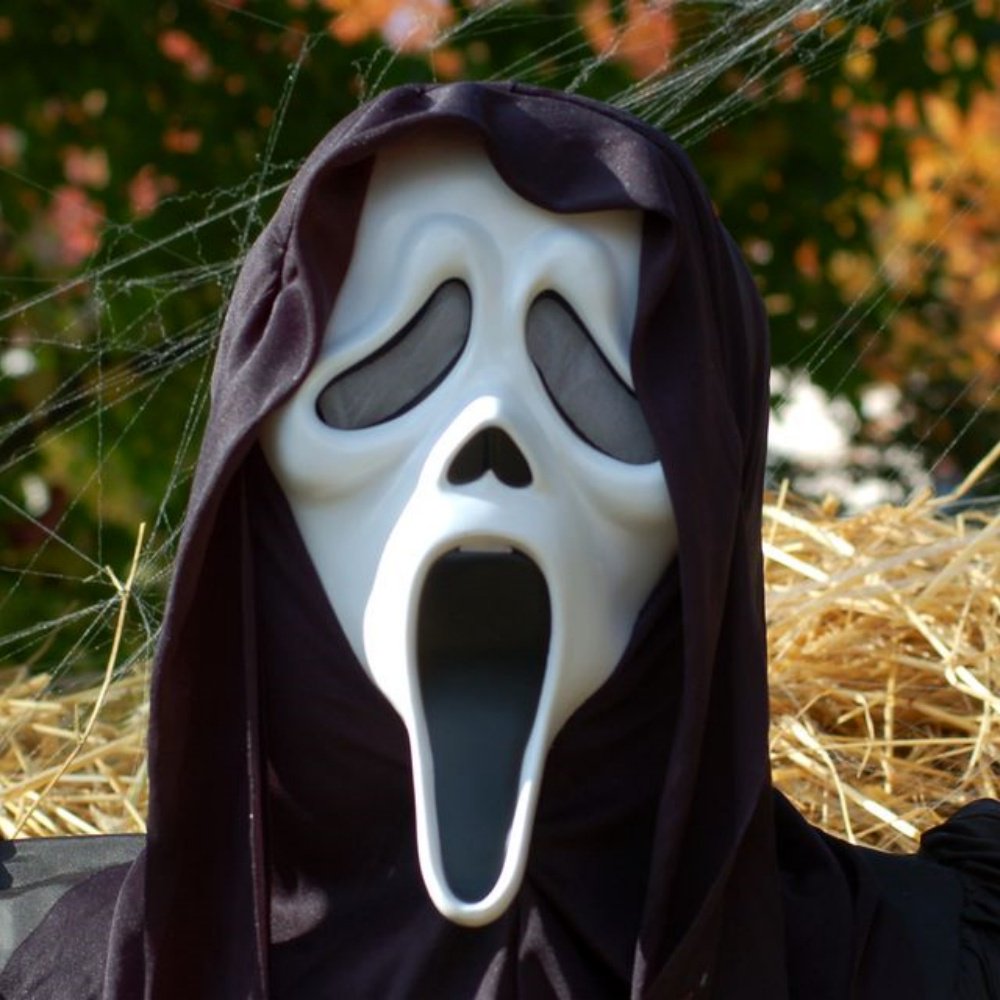 Halloween Mask Halloween Ghost Head Face Mask Novelty Scary Skull Full Head Masque for Masquerade Party Carnival Fancy Cosplay Party Halloween Decoration