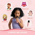 Mini Karaoke Machine with 2 Wireless Microphones Portable Mini Karaoke Machine for Kids for Christmas Party Gift