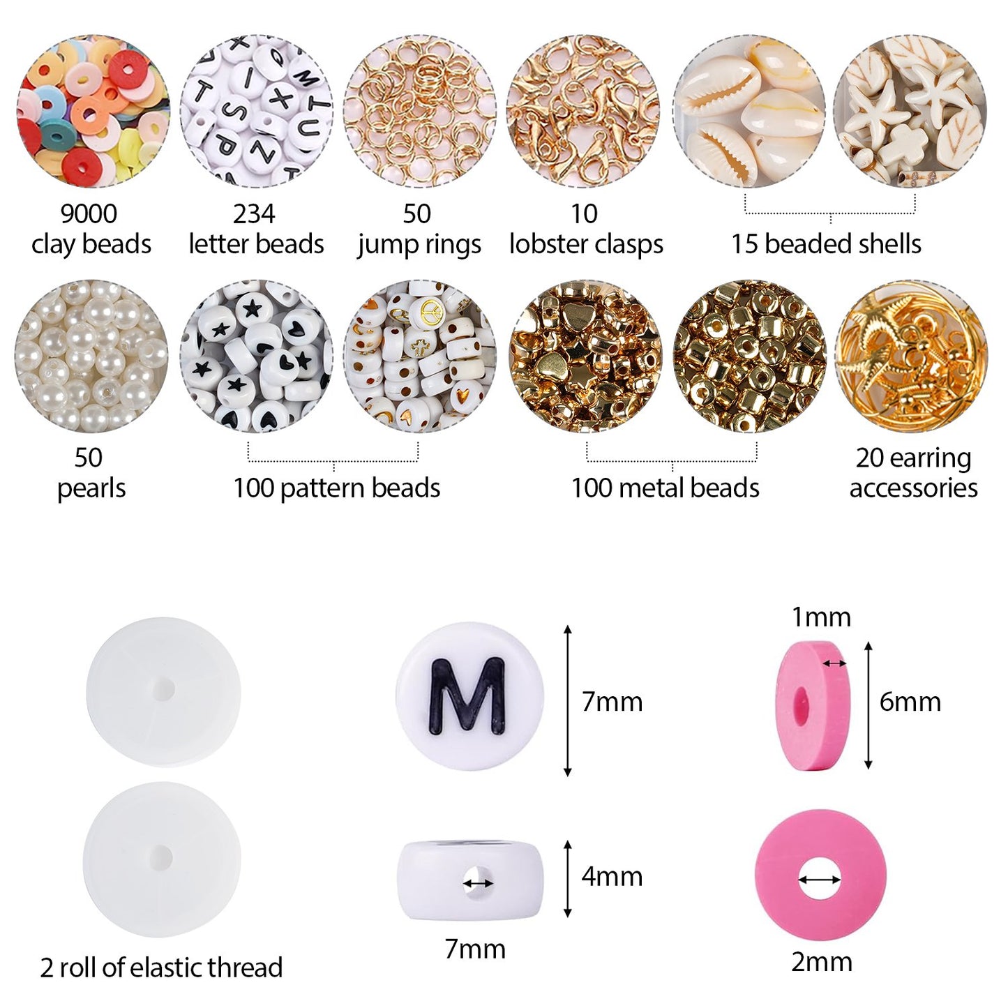 Bracelet Making Kit, 14,000Pcs 48 Colors Bracelet Making Kit ,Crafts Gift for Kids Adults, Jewelry Making Supplies