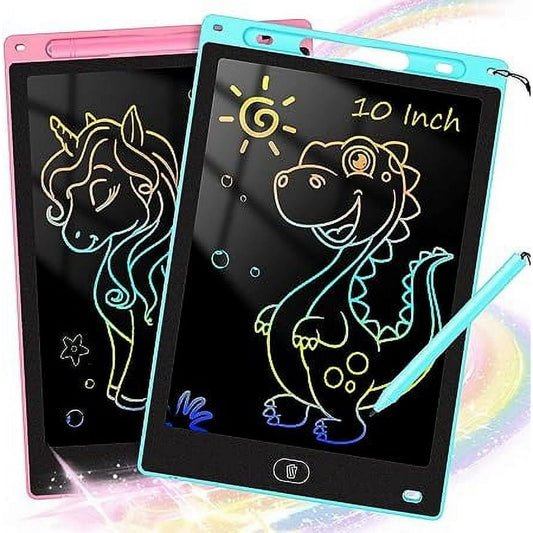 2 Pack LCD Writing Tablet for Kids 10 inch,Doodle Board, Preschool Toys for 3+ Kids