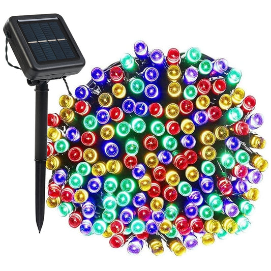 200 LED Solar String Lights for Outside, 75ft 8 Modes Solar Christmas Lights