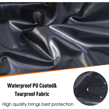 SwFoer Patio Furniture Covers Waterproof Outdoor Couch Sectional Sofa Set Cover 126in x 63in x 28in