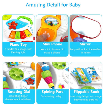 Baby Walker, Walker and Push Toy Activity Walker for Baby Educational Toy for 6-12 Months