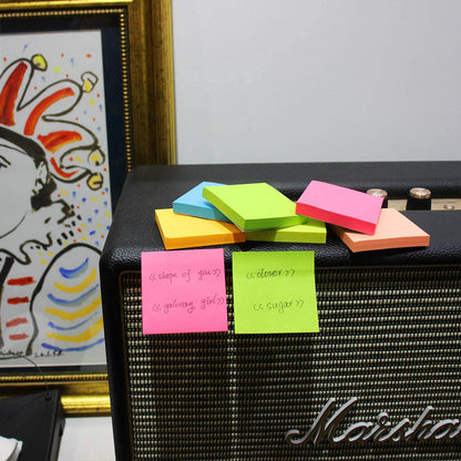 Sticky Notes 3x3in, Sticky Pads Bulk Self-Stick Note Pads, 8 Pads Posted Notes Bright Colorful 100 Pad