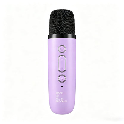Mini Karaoke Machine with 2 Wireless Microphones Portable Mini Karaoke Machine for Kids for Christmas Party Gift