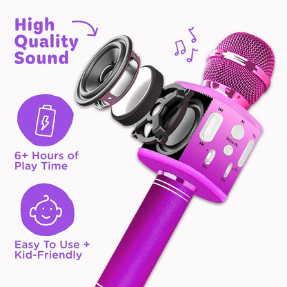Karaoke Microphone,Purple