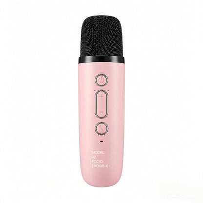 Mini Karaoke Machine with 2 Wireless Microphones Portable Mini Karaoke Machine for Kids for Christmas Party Gift