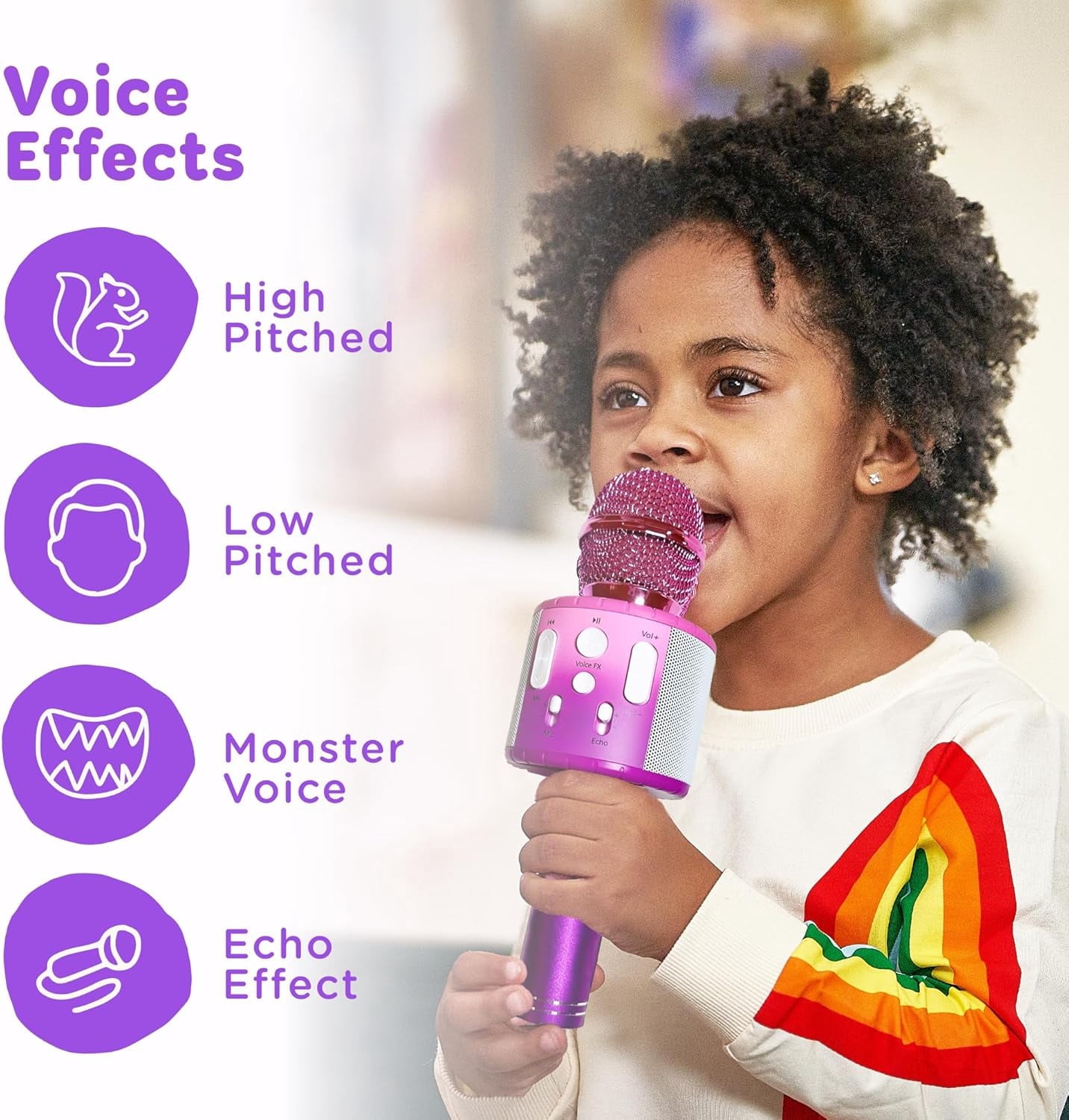 Karaoke Microphone,Purple