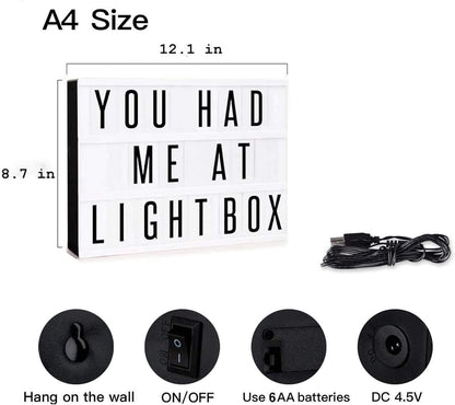 Cinema Light Box-Blue