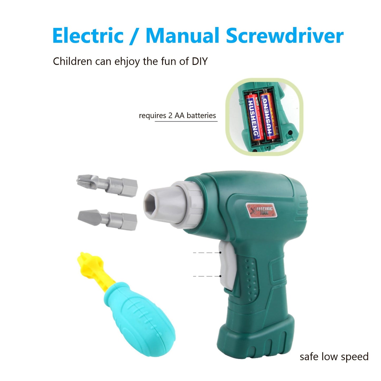 Dinosaur Toys Take Apart Stem Building Construction Toys with Electric Drill Gift for Boys Girls 4-8 Year Old