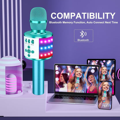 Kids Karaoke Microphone-Blue