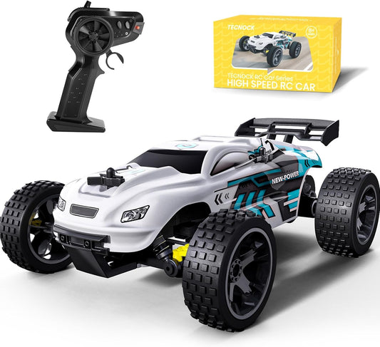 RC Cars Remote Control Car for Kids, 1:18 Scale 20 KM/H 2WD Offroad Buggy, 2.4GHz RC Racing Car with USB-C Easy Charging & 50 Mins Playtime, Toys Gifts for Boys & Girls