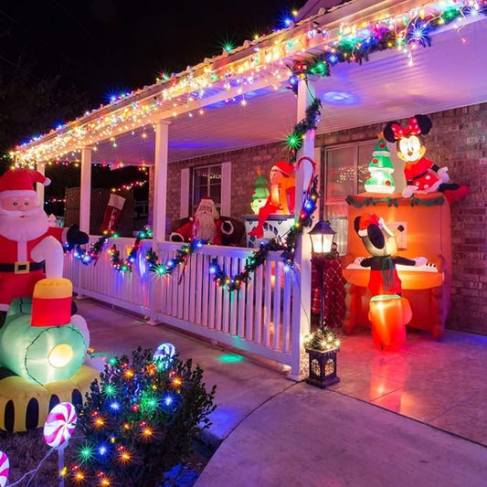 200 LED Solar String Lights for Outside, 75ft 8 Modes Solar Christmas Lights