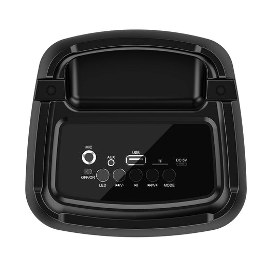 Karaoke Machine for Adults, Portable Wireless Speaker with 1 wired Microphones, Outdoor, Supports USB/TF/AUX, Ideal Gifts for Family, Music Lover