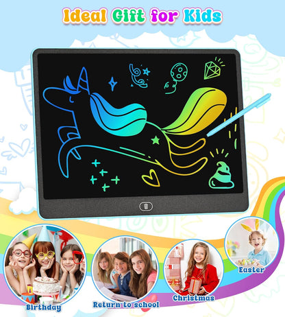 LCD Writing Tablet for Kids, 16 Inch Colorful Doodle Board Drawing Tablets, Toddler Educational Learning Toys for 3 4 5 6 7 8 Year Old Boys Girls Birthday Christmas Gift