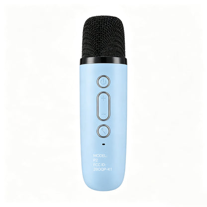 Mini Karaoke Machine with 2 Wireless Microphones Portable Mini Karaoke Machine for Kids for Christmas Party Gift