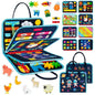 Busy Board for Toddlers 2-4,Busy Book for Toddlers 1-3,Preschool Educational Activity Sensory Board for Learning Fine Motor Skills,