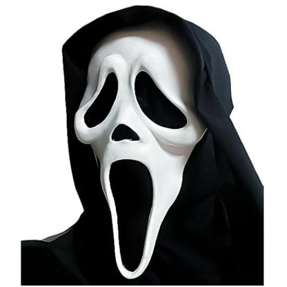 Halloween Mask Halloween Ghost Head Face Mask Novelty Scary Skull Full Head Masque for Masquerade Party Carnival Fancy Cosplay Party Halloween Decoration