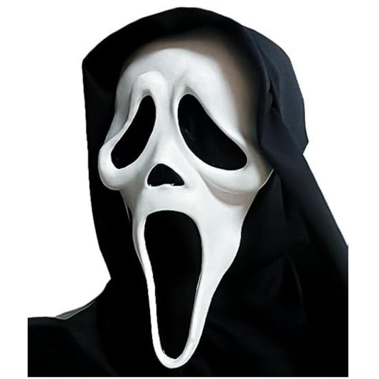 Halloween Mask Halloween Ghost Head Face Mask Novelty Scary Skull Full Head Masque for Masquerade Party Carnival Fancy Cosplay Party Halloween Decoration