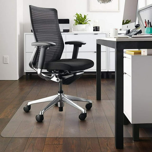 Office Mat for Hard Floor (36 "X 48" Rectangle), Transparent PVC, Office Chair Mat for Home and Office