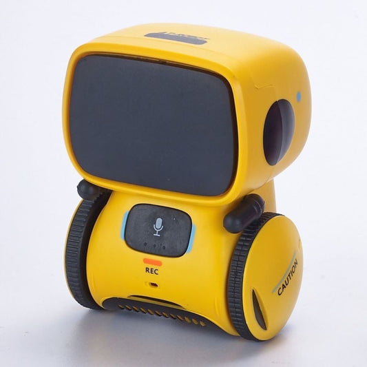 Kids Robot Toy, Smart Talking Robots, Gift for Boys and Girls Age 3+, Intelligent Partner And Teacher, with Voice Controlled And Touch Sensor, Yellow