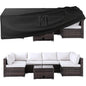 SwFoer Patio Furniture Covers Waterproof Outdoor Couch Sectional Sofa Set Cover 106in x 106in x 28in