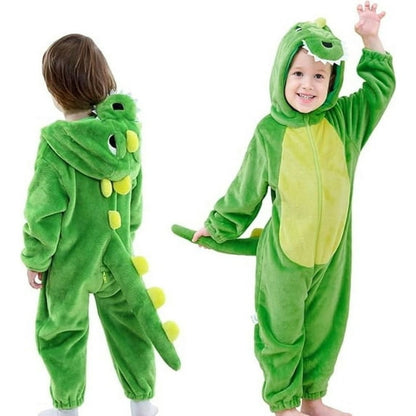Swfoer Toddler Dinosaur Onesie Baby Animal Costumes Kids Jumpsuit Dress Up Outfit