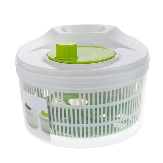 Salad Spinner Vegetable Dryer, 3.4 Quart Fruit Veggie Bowl Lockable Colander Basket and Lid with Drawcord Switch
