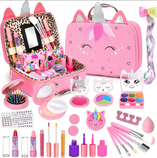 Washable Makeup Girls Toys Make up Set for Children Princess Dress Up Christmas Birthday Gifts Toys