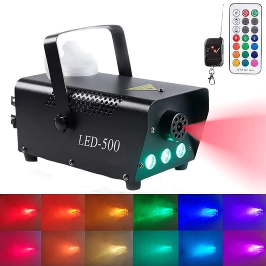 Uncahome Fog Machine,Smoke Machine with 13 Colorful LED Lights,500W and 3000CFM Smoke Sprayer with Remote,Outdoo&Indoor Fogger for Halloween,Party and Stage Effect
