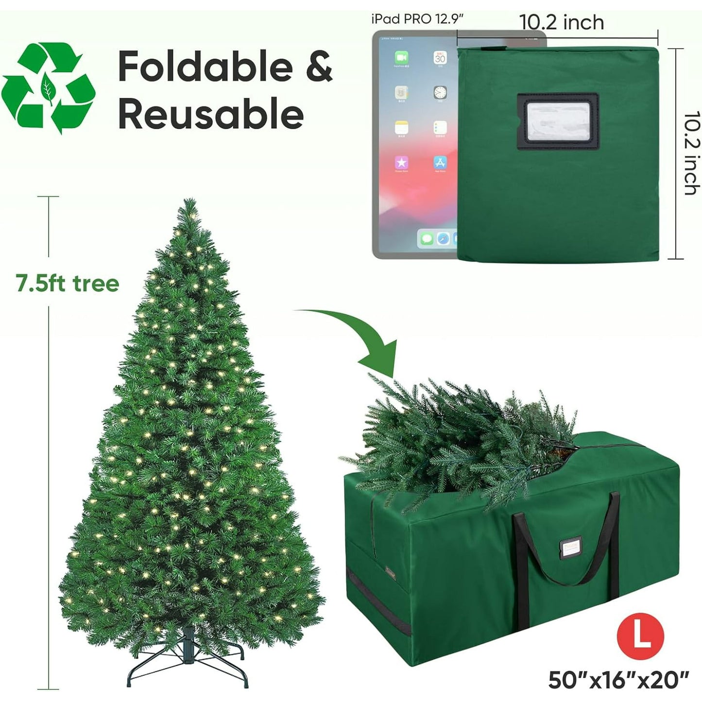 7.5FT Tree Storage Bag