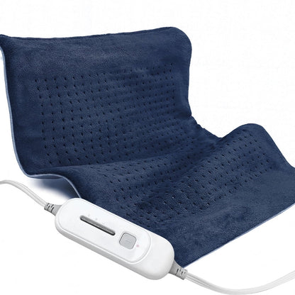 12" x 24" Heating Pad with 3 Heat Settings, Auto Shut Off, Machine Washable, Blue