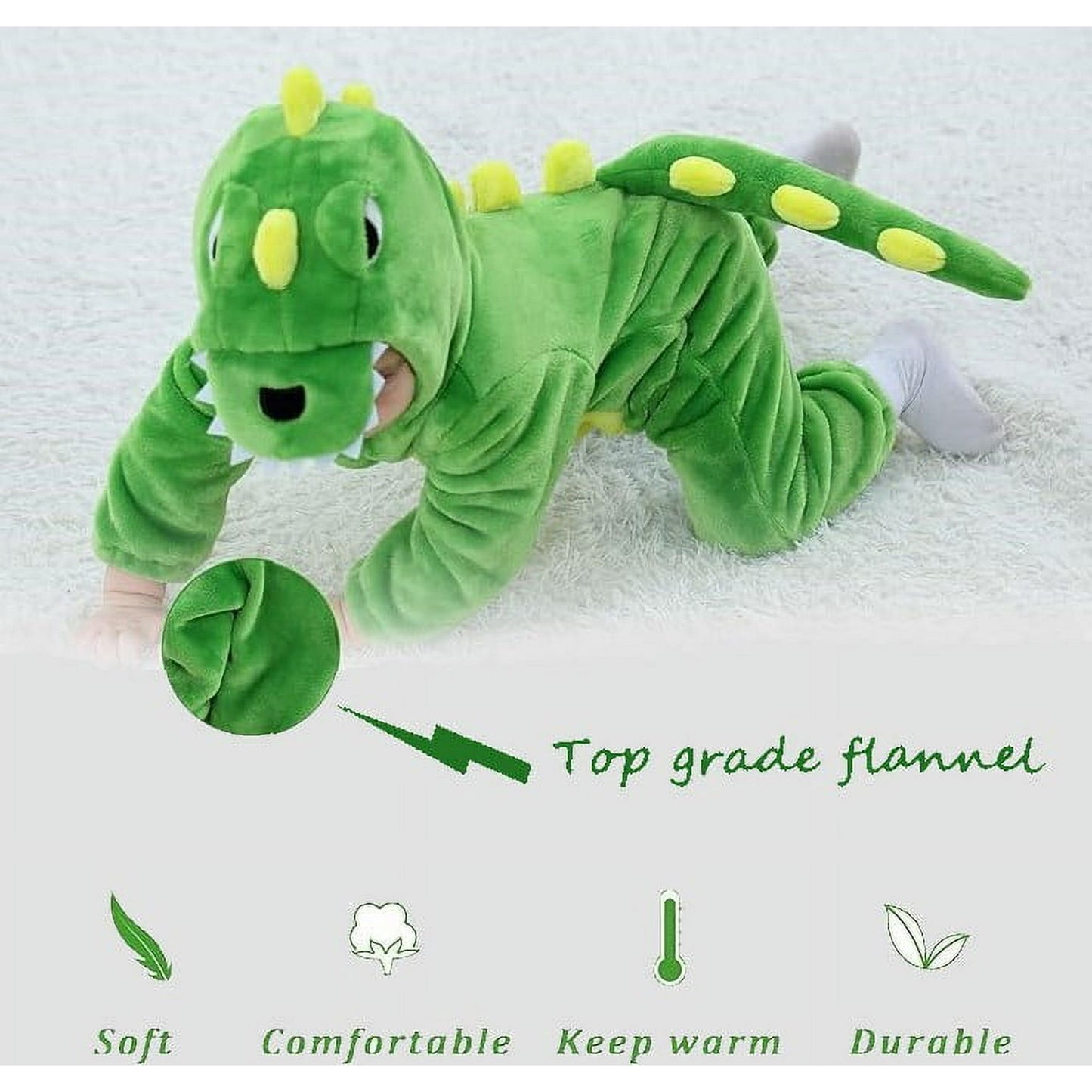 Swfoer Toddler Dinosaur Onesie Baby Animal Costumes Kids Jumpsuit Dress Up Outfit