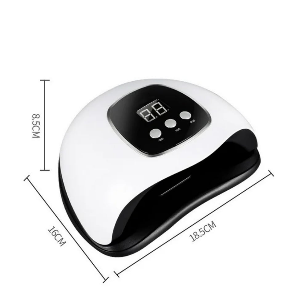 UV Light for Nails, Fast Nail Dryer with Automatic Sensor, Timer Setting, White