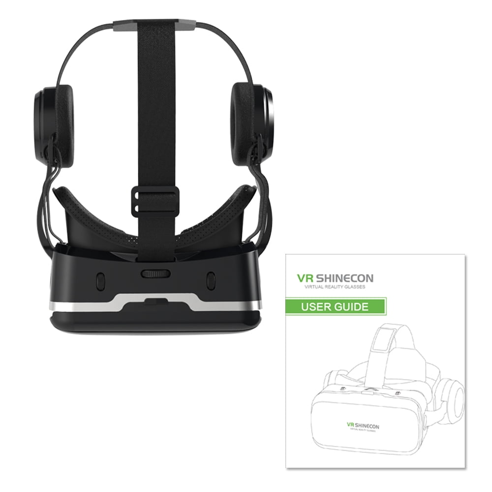 VR Headset 3D Glasses Virtual Reality Headset for VR Games & 3D Movies, Eye Care System for iPhone and Android Smartphones